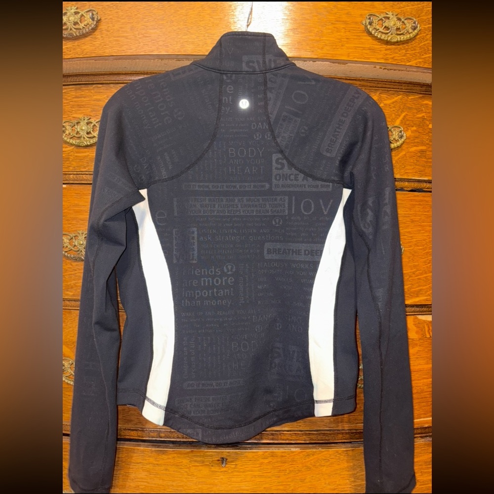 lululemon athletica Black & White Ski/Snow Jacket
